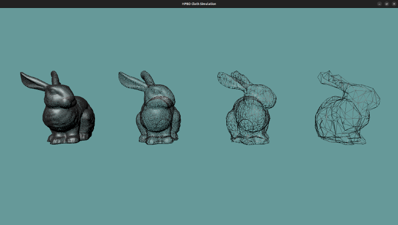 Decimated bunny