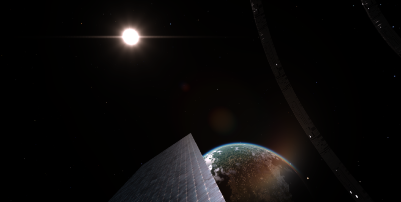 View from Cosmos Journeyer's space station