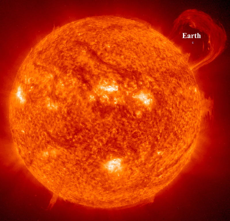 It's big. src: https://www.universetoday.com/wp-content/uploads/2010/05/sunearthcompared.jpg