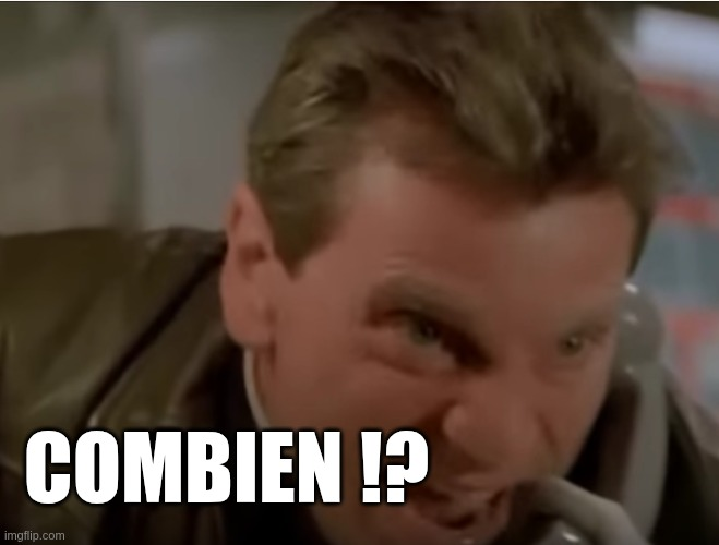 combien, meme from La Cité de la Peur (How much ???! in English)