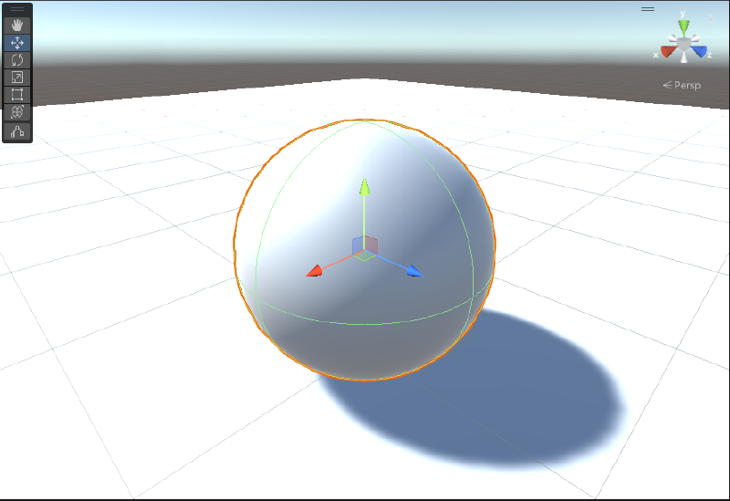 The ball on the ground